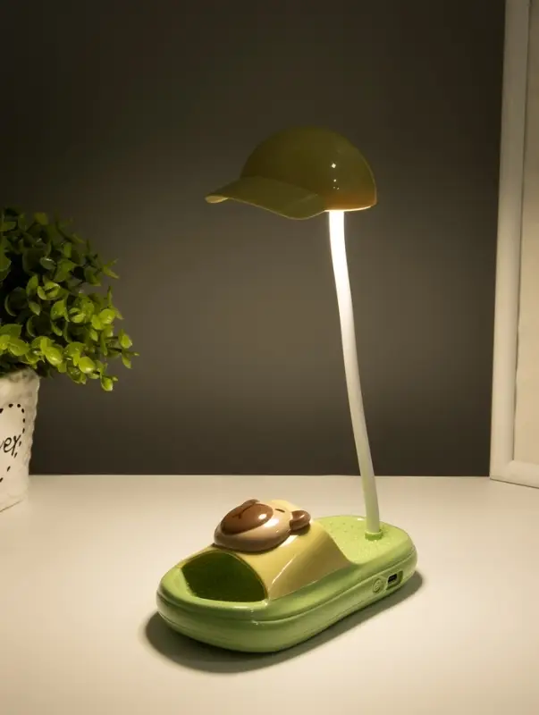 Ночник "Сланец с кепкой" 8хLED 3Вт 5V USB АКБ 3 режима 13,5х7х21 см