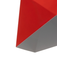 Светильник Edward 1х40Вт Е27 пр-1м красный 38х38х25см