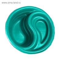 Пруд садовый пластиковый &laquo;Инь-Янь&raquo;, 80 л, зелёный