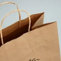 Пакет подарочный крафтовый, упаковка, &laquo;Подарок для тебя&raquo;, 24 х 28 х 14 см