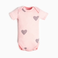 Боди Крошка Я &laquo;Сердца&raquo;, рост 62-68 см, цвет розовый
