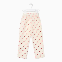 Брюки детские MINAKU: Cotton Collection цвет бежевый, рост 116 Брюки детские MINAKU: Cotton Collection цвет бежевый, рост 116