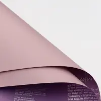 Пленка для цветов матовая &laquo;Новости Love&raquo;, лиловый, 60&times;60 см