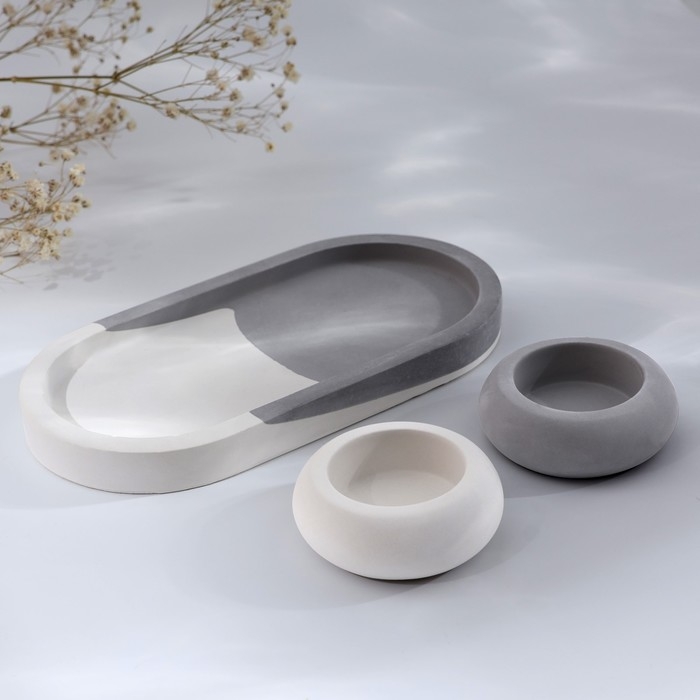 Подсвечник для чайных свечей, 17,2 х 9 х 3 см Подсвечник для чайных свечей, 17,2 х 9 х 3 см