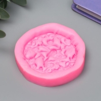 Молд силикон "Птички в цветочных ветвях" 6,5 см Молд силикон "Птички в цветочных ветвях" 6,5 см