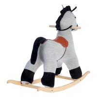 Качалка "Конь Восток", цвет светло-серый 990014