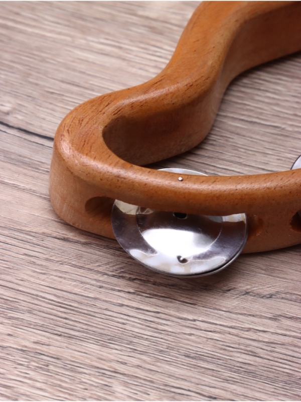 Сувенирный музыкальный инструмент "Тамбурин" махагон, 17х9х3 см