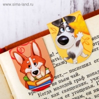 Закладки магнитные для книг, 6 шт &laquo;Давай читать&raquo;