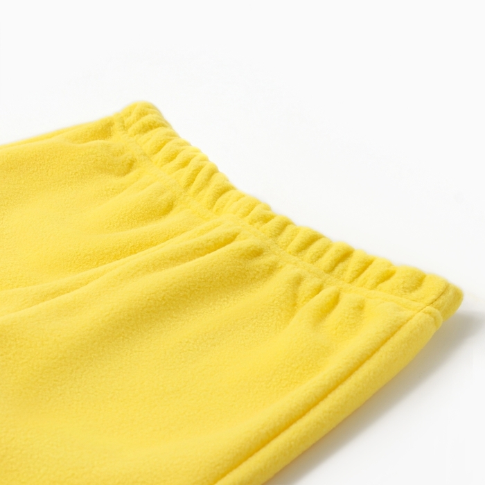 Костюм флисовый детский (худи, брюки) MINAKU цвет жёлтый, рост 110 см