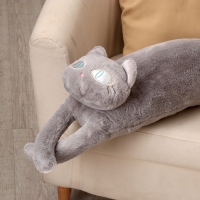 Мягкая игрушка «Кот», 90 см, цвет серый Мягкая игрушка «Кот», 90 см, цвет серый