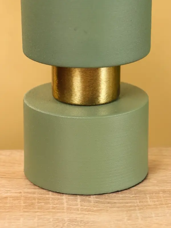 Подсвечник на 1 свечу текстурный "Болотный" 10,5х10,5х19 см