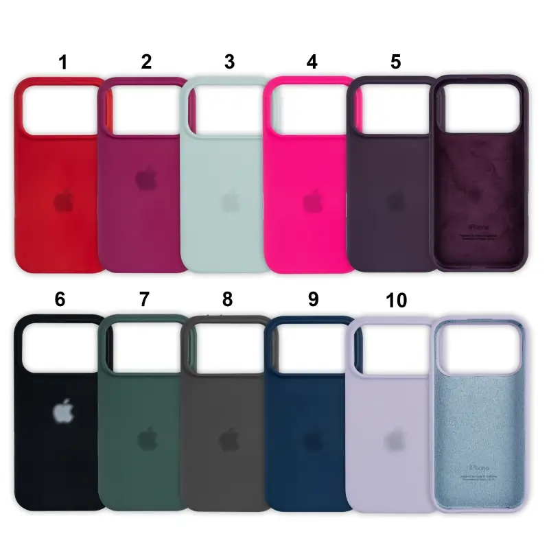 Чехол iPh 17 Pro Max Silicon Сase APL WS (с лого)