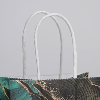 Пакет подарочный крафтовый, упаковка, &laquo;Мрамор&raquo;, 12 х 21 х 9 см