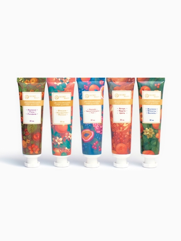 Крем для рук &laquo;Яркий взрыв&raquo;, набор 5 шт