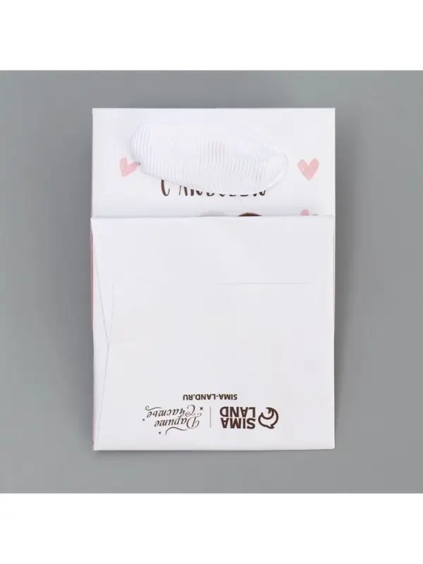 Пакет подарочный ламинированный, упаковка, &laquo;Котики&raquo;, 7&times;10&times;7 см