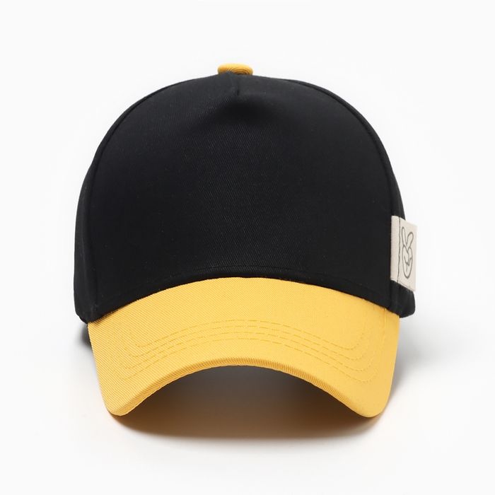 Кепка детская KAFTAN р.52-54 черный/желтый