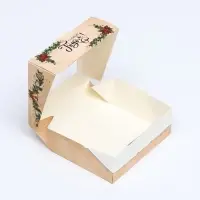 Коробка подарочная новогодняя складная &laquo;Новогодняя&raquo;, 10&times;8&times;3.5 см