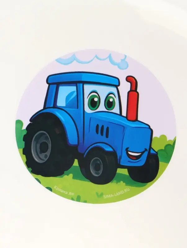 Сидение на унитаз &laquo;Трактор&raquo;, цвет белый