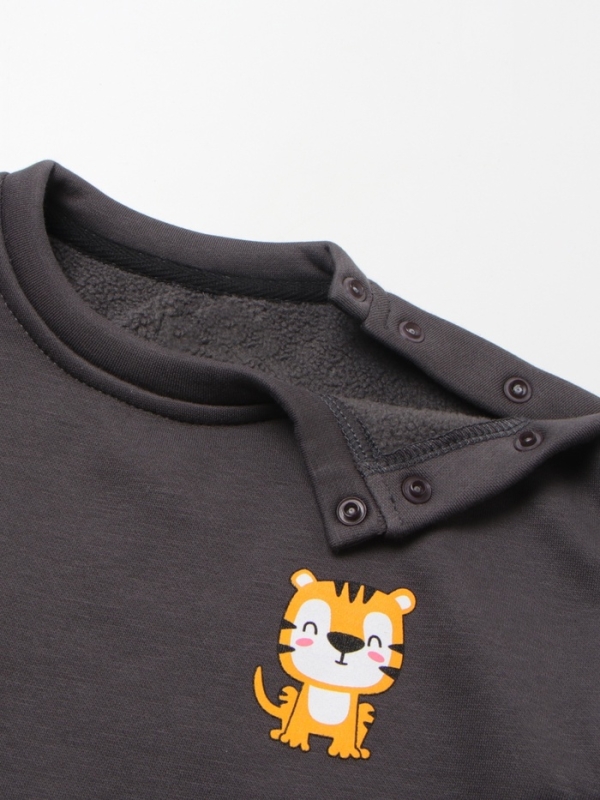 Свитшот детский MINAKU, цвет графит, рост 92-98