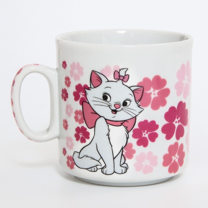 Набор посуды из керамики, 3 предмета: тарелка &Oslash; 16,5 см, миска &Oslash; 14 см, кружка 200 мл, "Кошечка Мари", Коты Аристократы