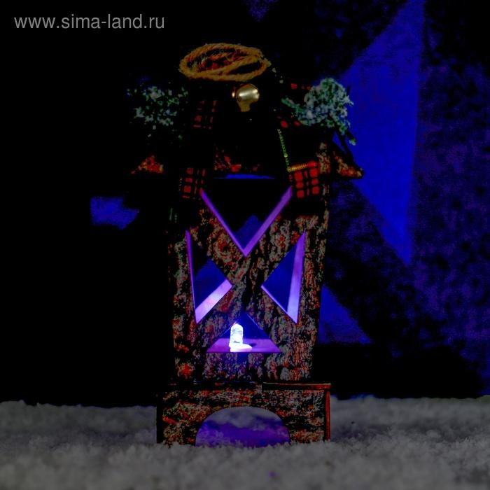 Новогодний декор с подсветкой &laquo;Сказка&raquo; 8,5х8,5х16 см