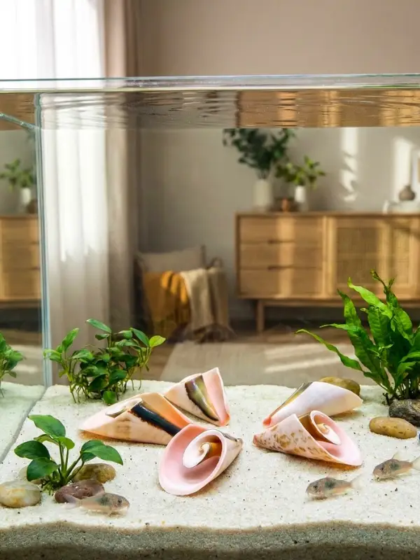 Набор ракушек декоративных, длина 4 см, 5 шт