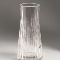 Ваза стекло настольная "Силье" 17х8 см, прозрачный