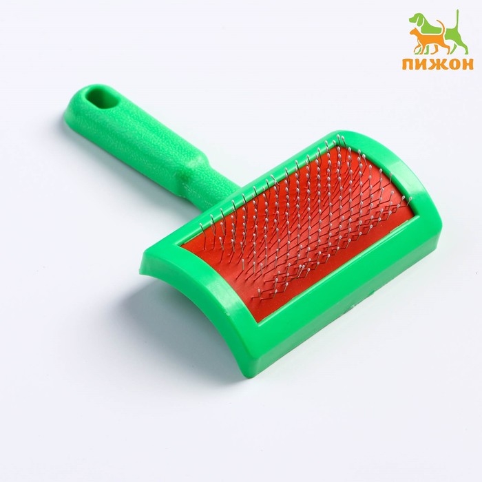 Пуходерка полукруглая малая с каплями, 8,5 х 13 см, зелёная Пуходерка полукруглая малая с каплями, 8,5 х 13 см, зелёная