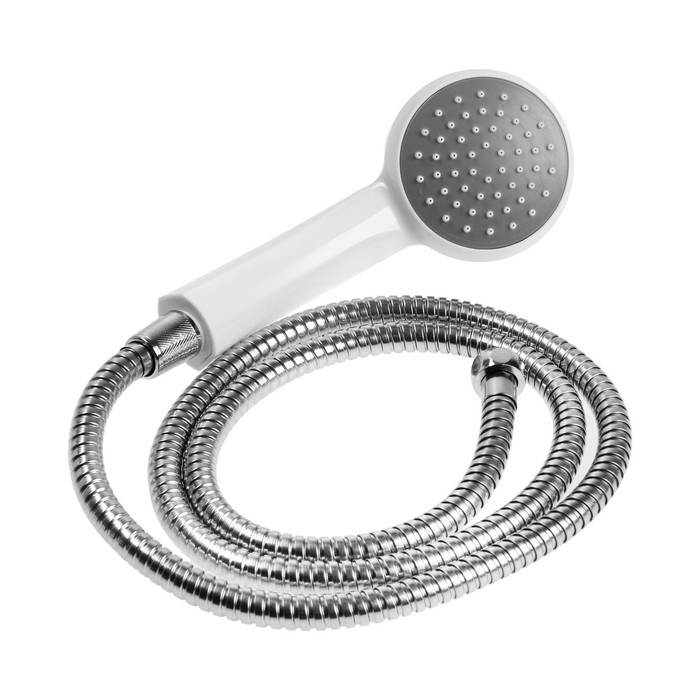 Смеситель для ванны ZEIN Z2746, излив 13 см, картридж 35 мм, с душевым набором, белый