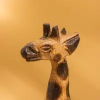 Сувенир "Жирафик" дерево 8х5х20 см, цв. коричневый