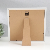 Фоторамка МДФ "Ellis" 30x30 см, с паспарту, белый 76738