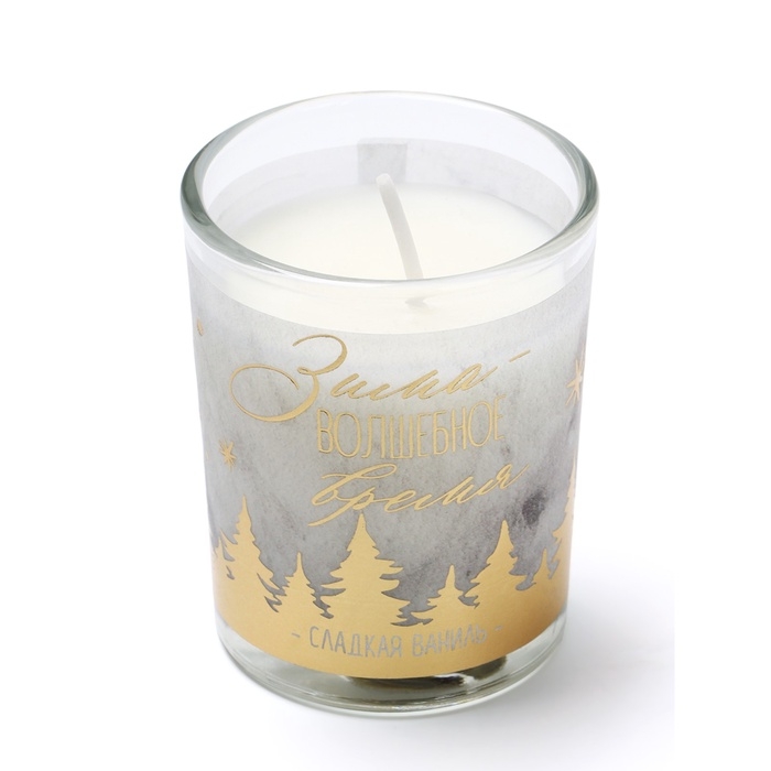 Набор свечей &laquo;Зимнее волшебство. Вторая серия&raquo; 5 х 6 х 5 см