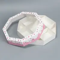 Коробка кондитерская, упаковка, Sweet box, 27 х 27 х 5 см