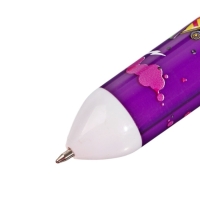 Ручка шариковая автоматическая, 10-ти цветная, штрихкод на штуке, МИКС Робот/Машина