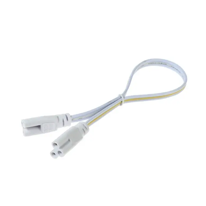 Соединительный провод для светильников, разъем L/N/G, 30 см, белый