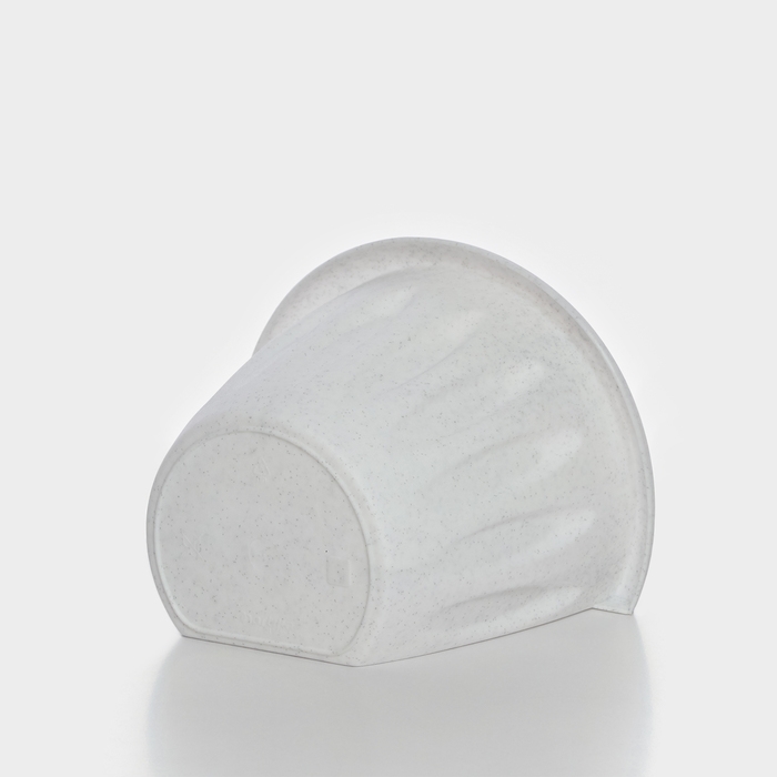 Кашпо настенное &laquo;Фелиция&raquo;, 1 л, d=16 см, цвет мраморный