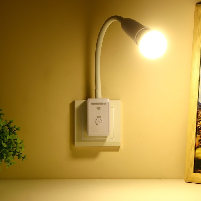 Бра с ПДУ Бра с ПДУ "Синди" Е27 15Вт белый 4х2х33см