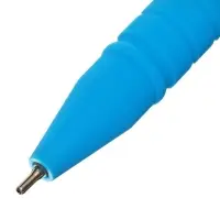 Ручка шариковая масляная 0.7 мм, корпус софттач с рисунком &laquo;Vinson&raquo; синяя