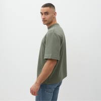 Футболка мужская MINAKU: Basic line MAN цвет хаки, размер 46