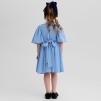 Платье для девочки, MINAKU :Party Dress, цвет голубой, рост 128 см