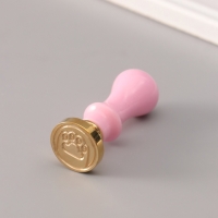 Сургучный набор "Лапка котика" печать, ручка, сургуч 12,5х10х3,6 см