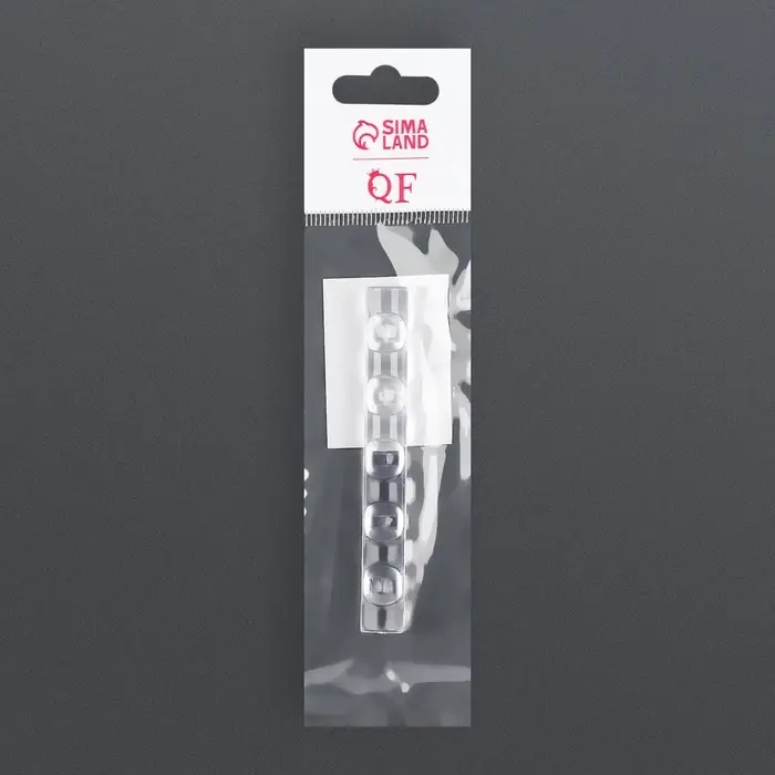 Подставка для маникюрных кистей &laquo;MINI&raquo;, 5 секций, 8&times;1 см, прозрачная