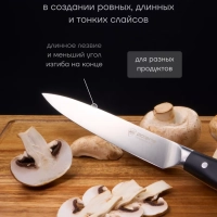 Набор кухонных ножей с подставкой и точилкой Сook Master 5SS