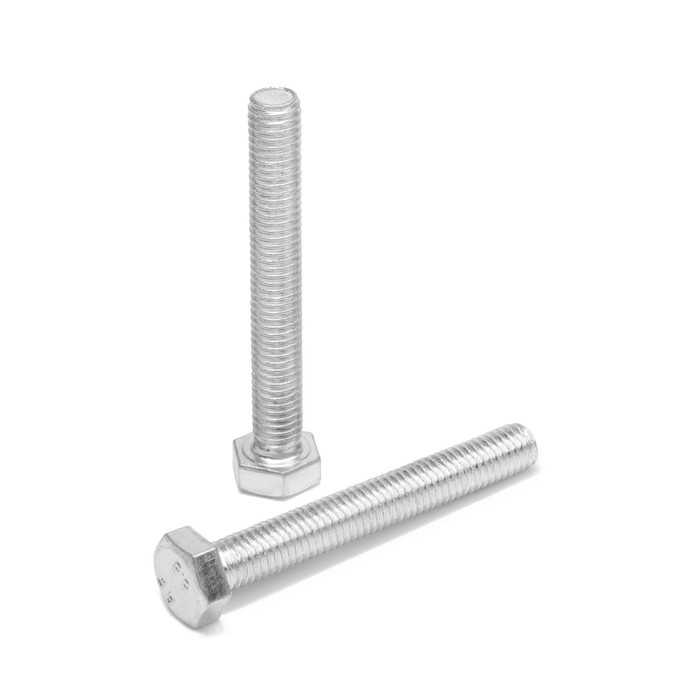 Болт ТУНДРА, оцинкованный, DIN 933, класс прочности 8.8, М8х60 мм, 5 кг Болт ТУНДРА, оцинкованный, DIN 933, класс прочности 8.8, М8х60 мм, 5 кг