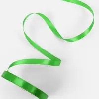 Лента атласная, 10 мм, 23&plusmn;1 м, зелёная №52