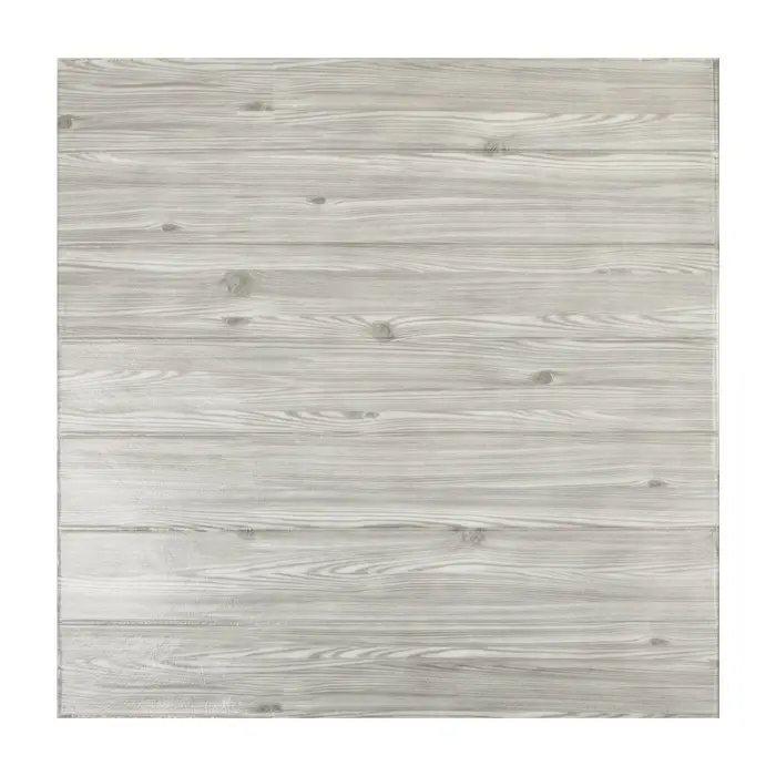 Самоклеящаяся ПВХ панель 3D "Серая доска" 70*77см