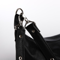 Сумка-багет "Саломея" на молнии, цвет чёрный Сумка-багет "Саломея" на молнии, цвет чёрный