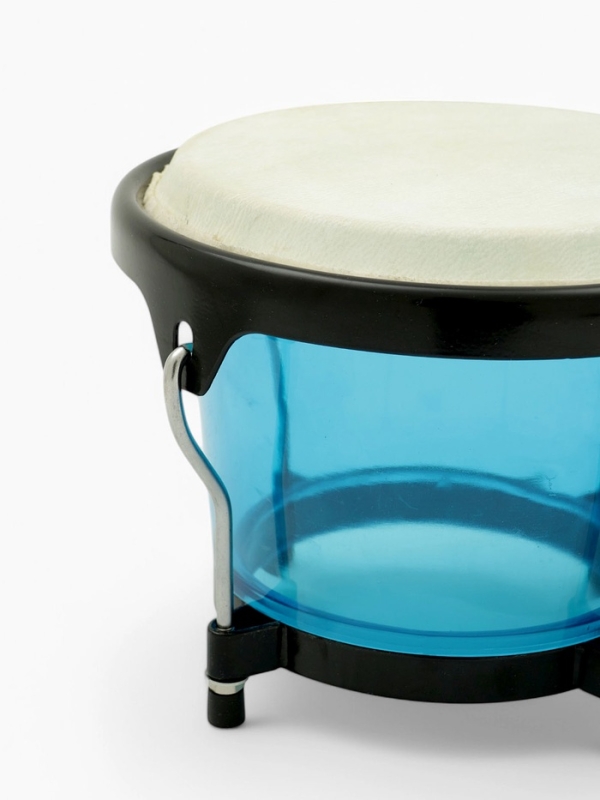 Барабан Бонго Music Life 6 х 7 дюймов, пластиковый, синий