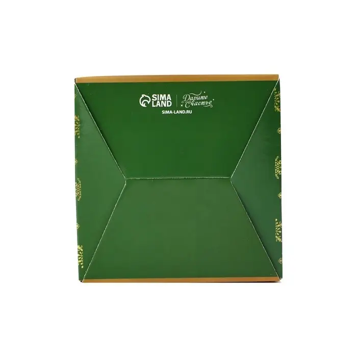 Складная коробка под один капкейк &laquo;Ёлочка&raquo;, 9 х 9 х 11 см