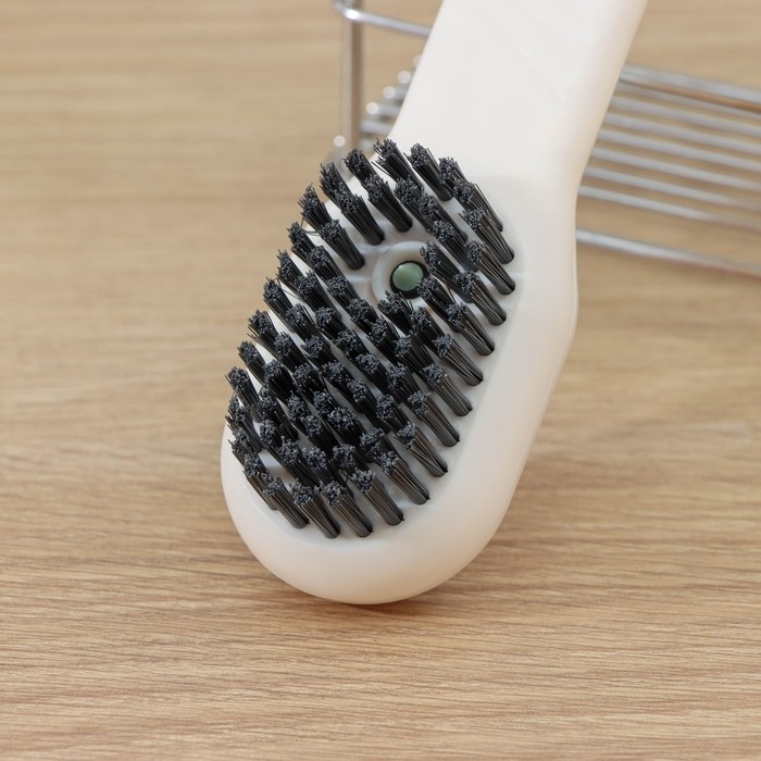 Щётка с дозатором Доляна, 17×4,5×4,5 см Щётка с дозатором Доляна, 17×4,5×4,5 см